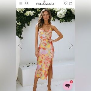 HELLO MOLLY - RUNAWAY TAMMY DRESS SAGE FLORAL